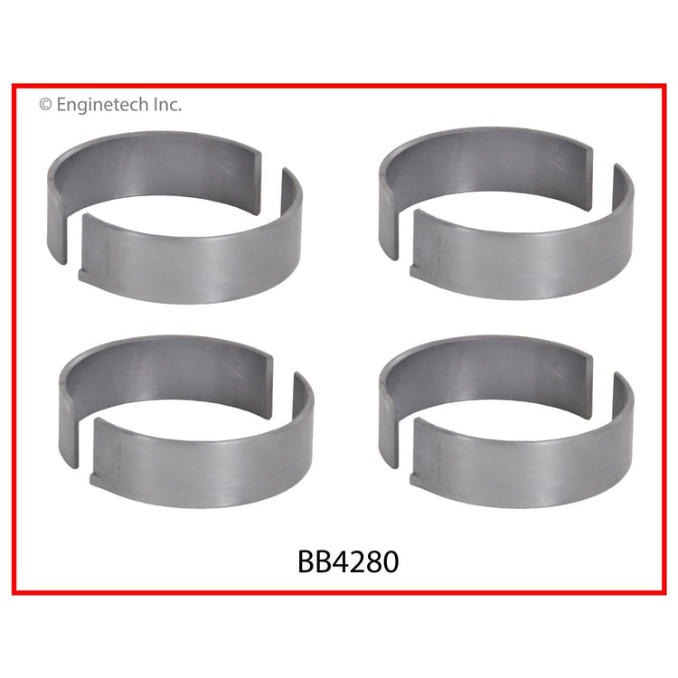 Enginetech BB4280.25 Engine Full Connecting Rod Bearing Set for Subaru and Saab Vehicles