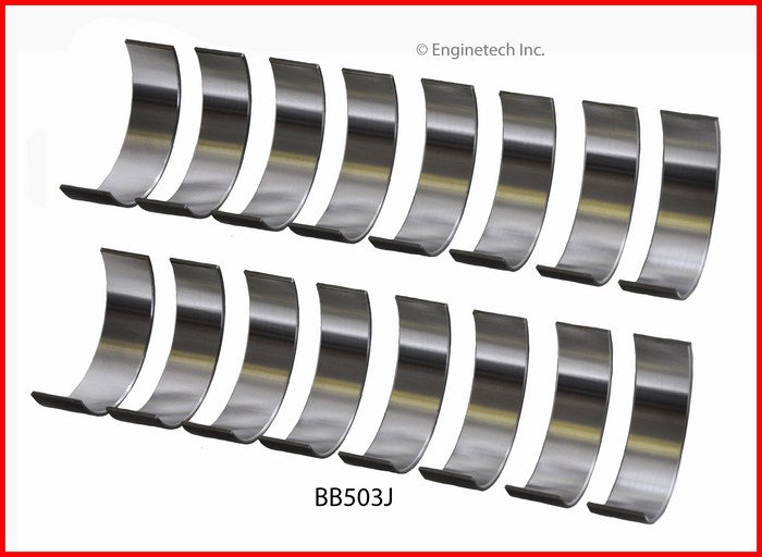 Enginetech BB503J.75 Engine Full Connecting Rod Bearing Set for Dodge Ram and Jeep Models