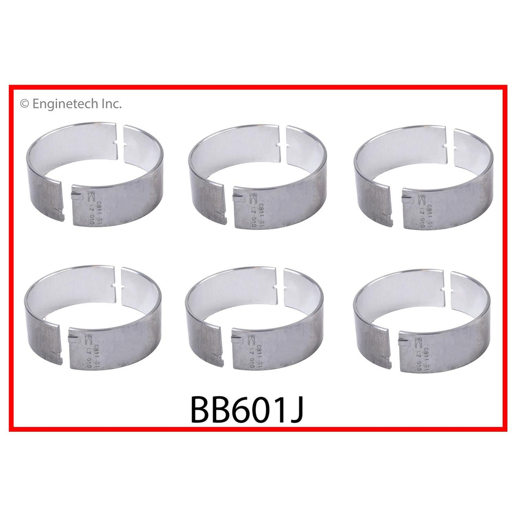 Enginetech BB601J020 Engine Full Connecting Rod Bearing Set for Buick Models