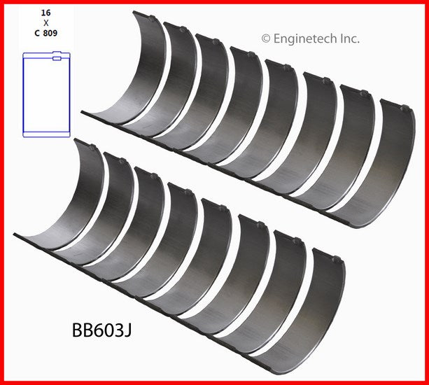 Enginetech BB603JSTD Engine Full Connecting Rod Bearing Set for Optimal Performance