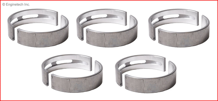Enginetech BC1005.25 Engine Full Crankshaft Main Bearing Set for Volkswagen and Audi Models