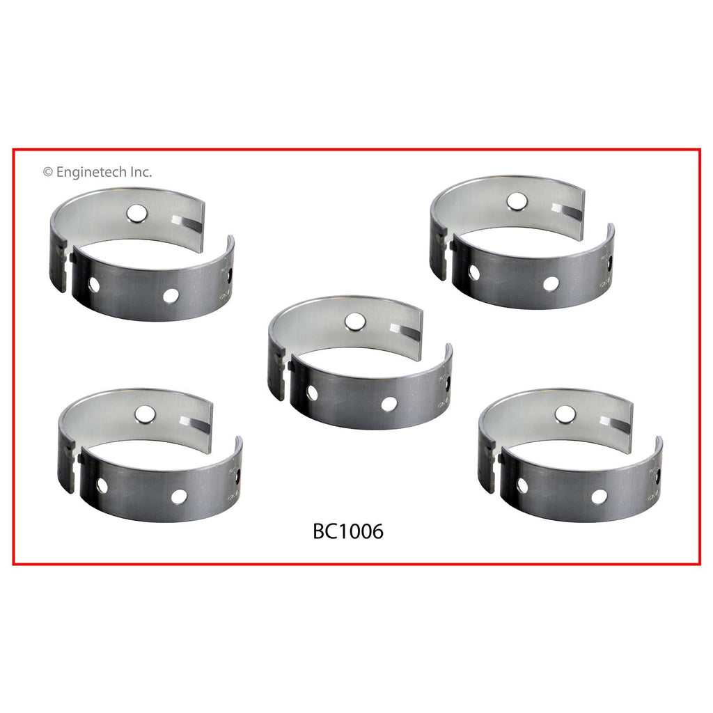 Enginetech BC1006.50 Engine Full Crankshaft Main Bearing Set for Hyundai Vehicles