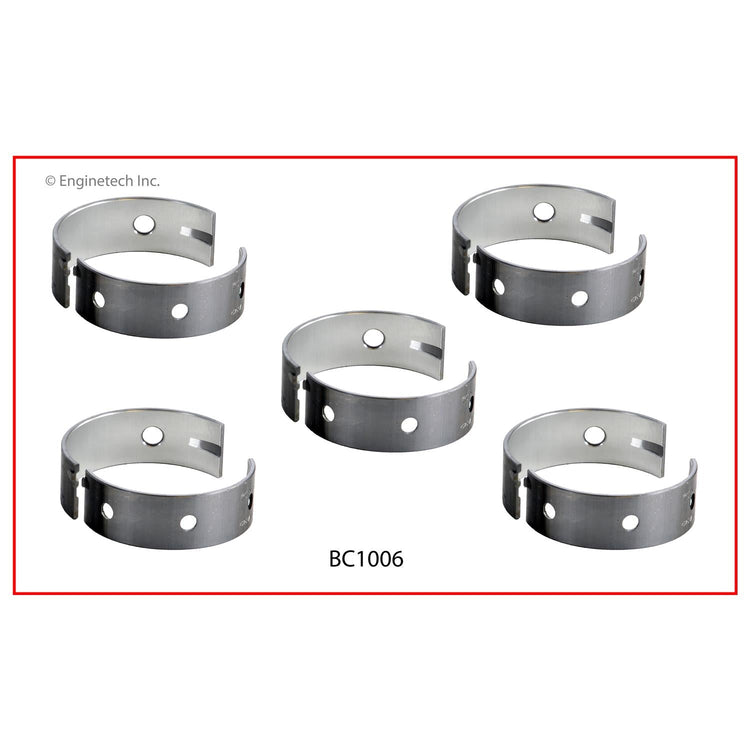 Enginetech BC1006.50 Engine Full Crankshaft Main Bearing Set for Hyundai Vehicles