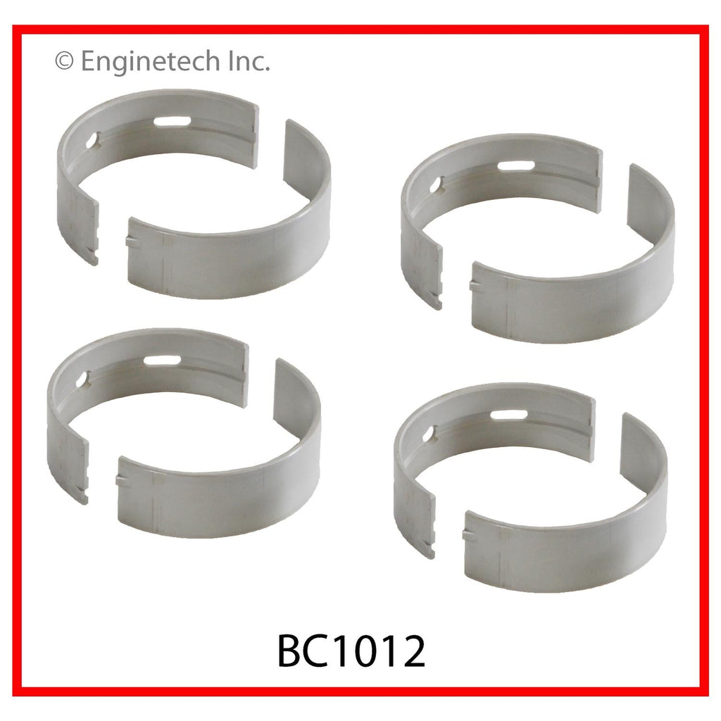 Enginetech BC1012.25 Engine Full Crankshaft Main Bearing Set for Nissan 2012-2014 Models
