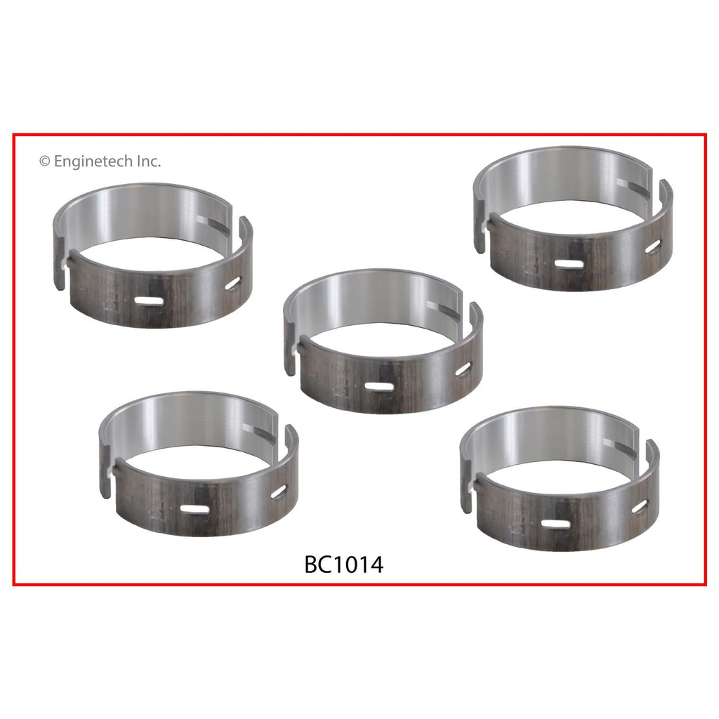 Enginetech BC1014.25 Engine Full Crankshaft Main Bearing Set for 2004-2006 Pontiac Vibe, Toyota Matrix, Celica, Corolla, Lotus Elise