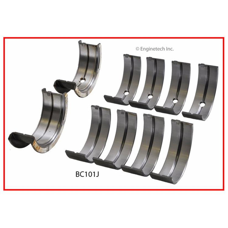 Enginetech BC101J020 Engine Full Crankshaft Main Bearing Set for Classic Dodge and Plymouth Models
