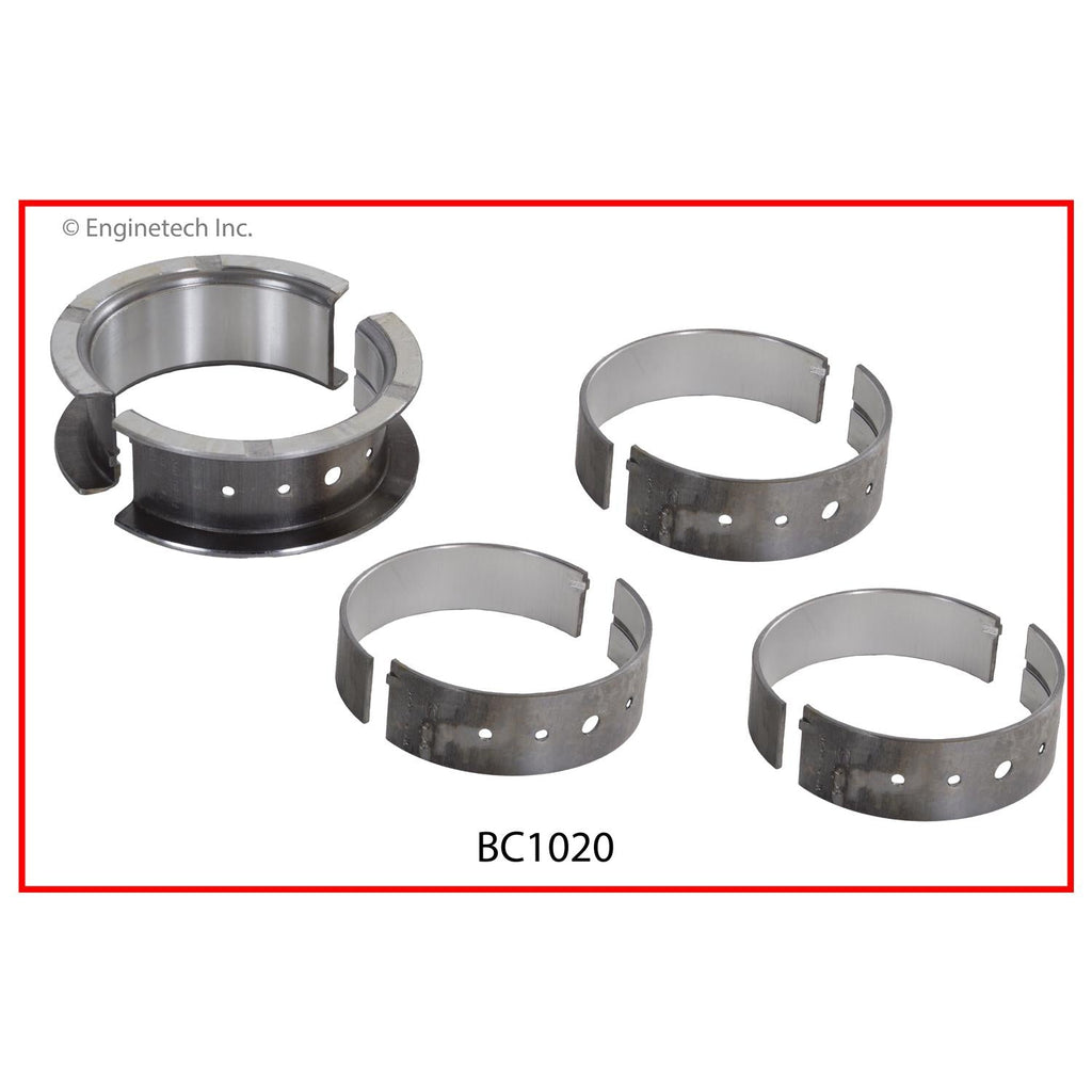 Enginetech BC1020.50 Engine Full Crankshaft Main Bearing Set for Nissan 300ZX and Infiniti J30