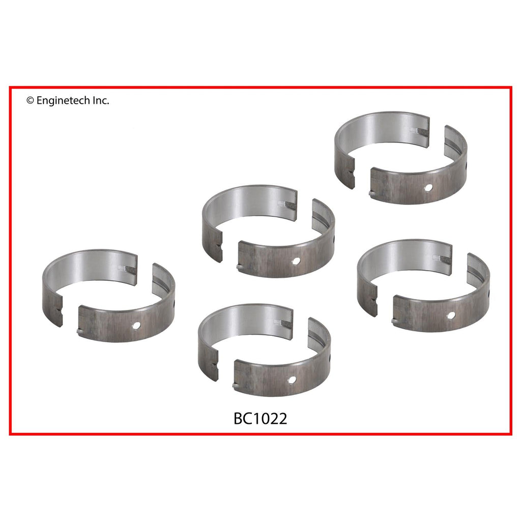 Enginetech BC1022STD Engine Full Crankshaft Main Bearing Set for Honda Civic and HR-V