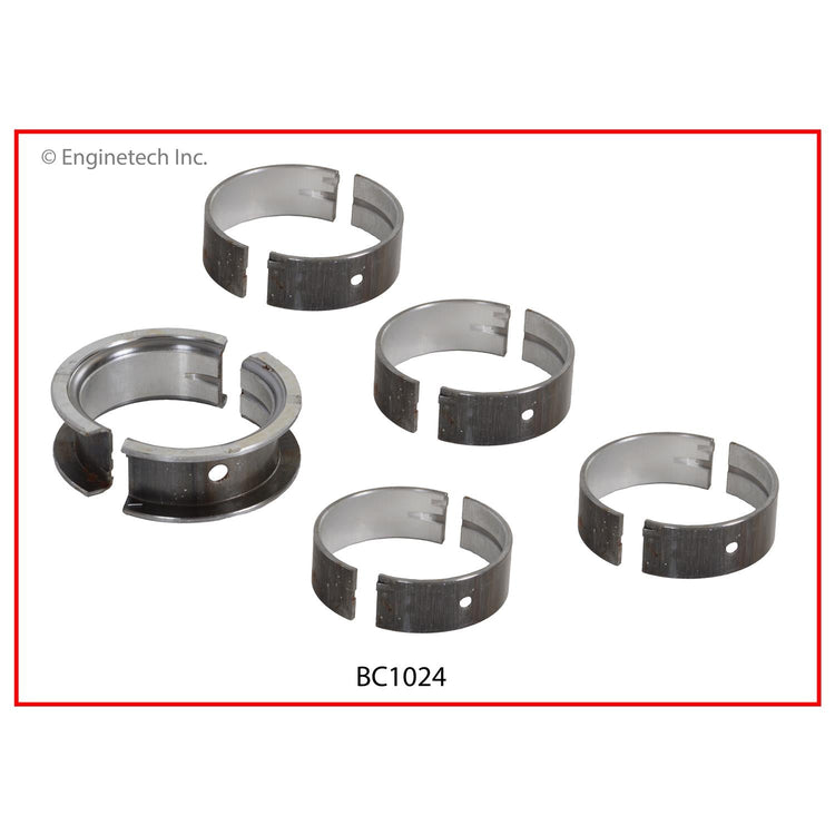 Enginetech BC1024.25 Engine Full Crankshaft Main Bearing Set for Hyundai Vehicles