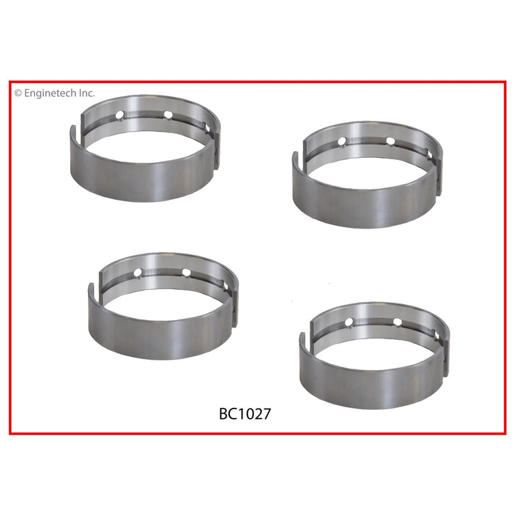Enginetech BC1027STD Engine Full Crankshaft Main Bearing Set for Toyota FJ Cruiser, Tacoma, Tundra, and 4Runner