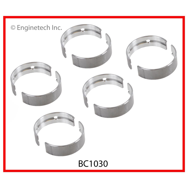 Enginetech BC1030STD Engine Full Crankshaft Main Bearing Set for 2012-2013 Kia and Hyundai Models