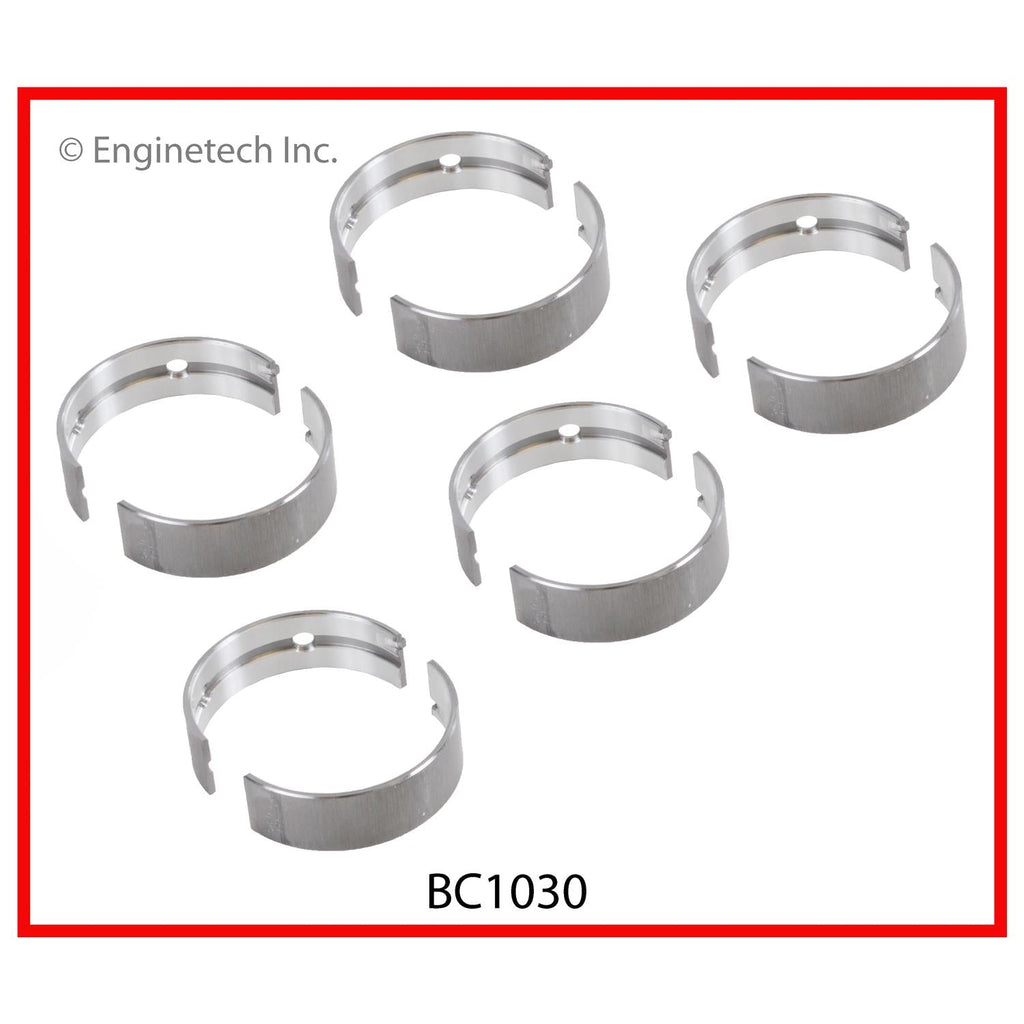 Enginetech BC1030.25 Engine Full Crankshaft Main Bearing Set for 2012-2013 Kia and Hyundai Models