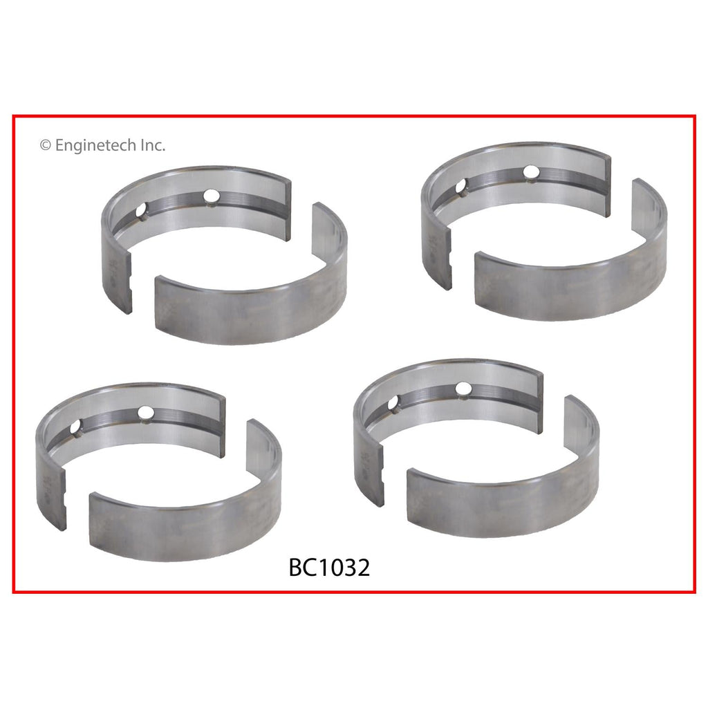 Enginetech BC1032STD Engine Full Crankshaft Main Bearing Set for 2012-2013 Lexus and Toyota Models