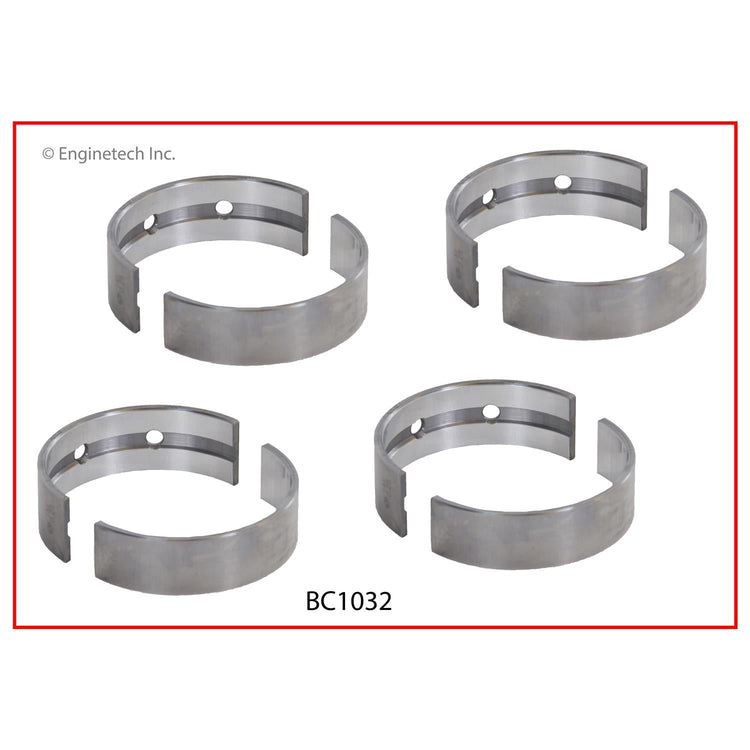 Enginetech BC1032.25 Engine Full Crankshaft Main Bearing Set for 2012-2013 Lexus and Toyota Models
