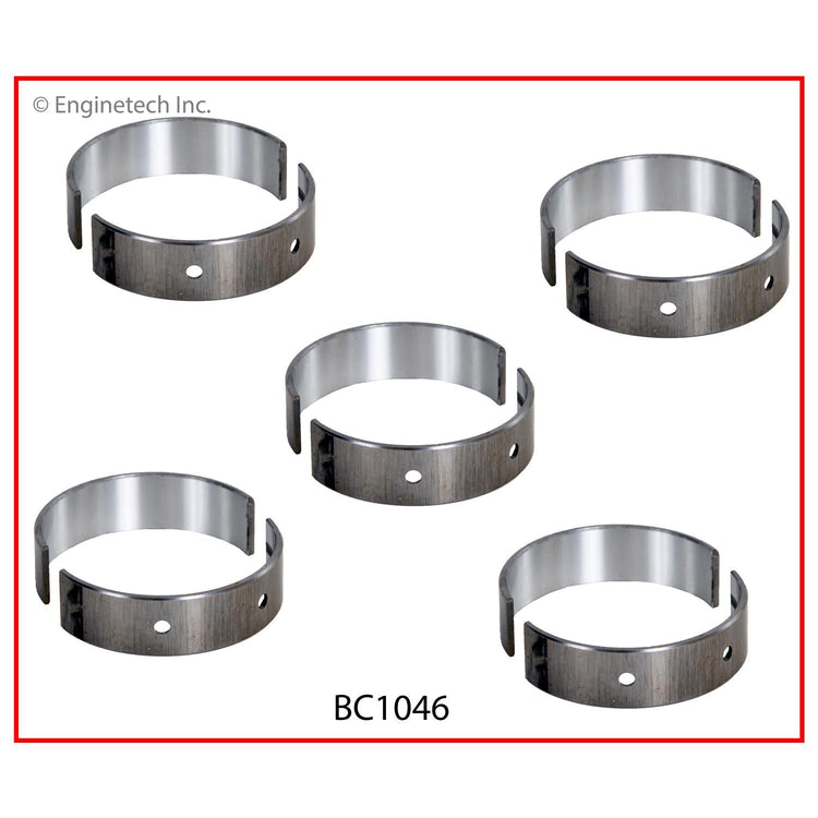 Enginetech BC1046.25 Engine Full Crankshaft Main Bearing Set for Toyota and Lexus 2012-2013 Models