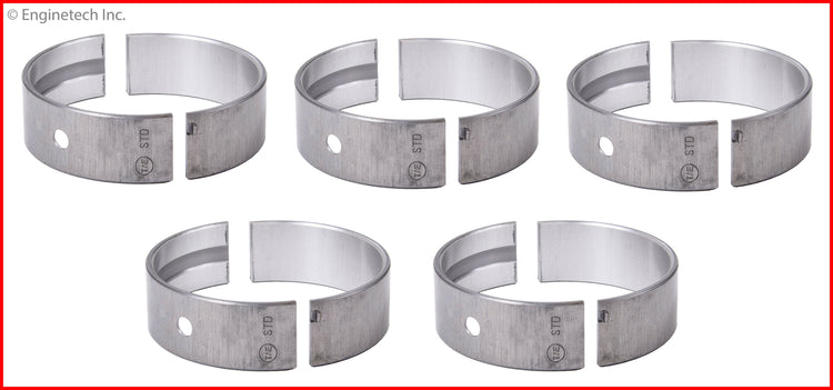 Enginetech BC1101STD Engine Full Crankshaft Main Bearing Set for Kia and Hyundai Vehicles