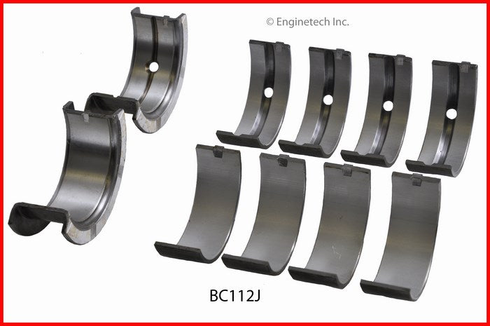 Enginetech BC112J.25 Engine Full Crankshaft Main Bearing Set for Buick and Chevrolet Models