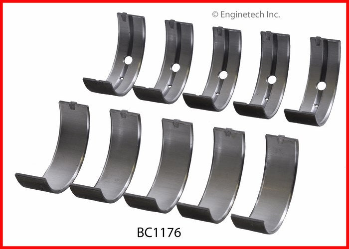Enginetech BC1176.25 Engine Full Crankshaft Main Bearing Set for Nissan Vehicles