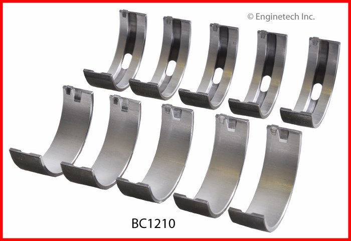 Enginetech BC1210STD Engine Full Crankshaft Main Bearing Set for 2004-2005 Audi and Volkswagen Models