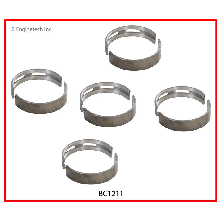 Enginetech BC1211STD Engine Full Crankshaft Main Bearing Set for 2012 Volkswagen and Audi Models