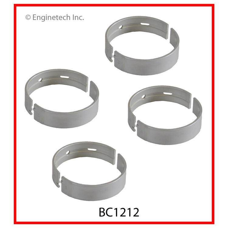 Enginetech BC1212.25 Engine Full Crankshaft Main Bearing Set for Nissan and Suzuki 2012-2013 Models