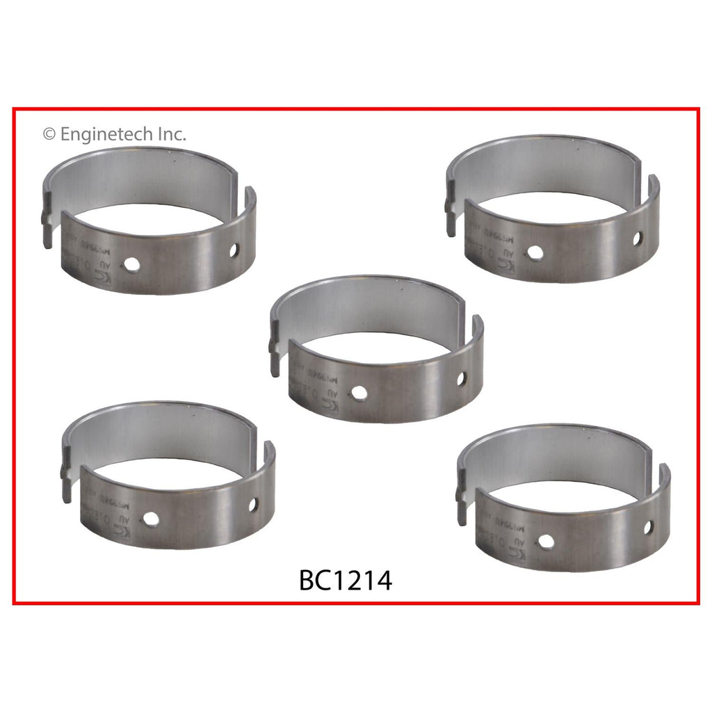 Enginetech BC1214.25 Engine Full Crankshaft Main Bearing Set for Toyota Echo and Prius
