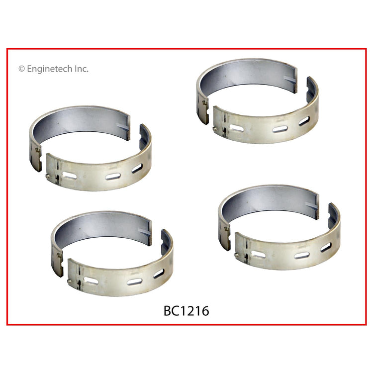 Enginetech BC1216.25 Engine Full Crankshaft Main Bearing Set for 2004-2005 Audi and Volkswagen Models