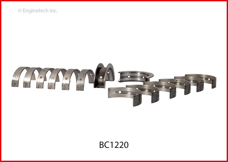 Enginetech BC1220.25 Engine Full Crankshaft Main Bearing Set for Subaru 2012-2015