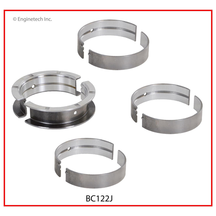 Enginetech BC122J.25 Engine Full Crankshaft Main Bearing Set for Saturn and Cadillac Models