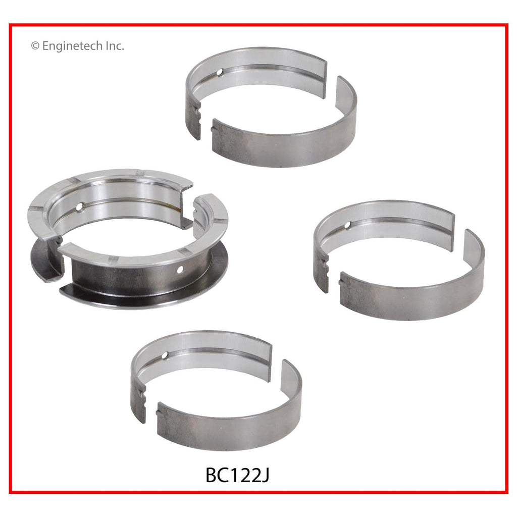 Enginetech BC122J.50 Engine Full Crankshaft Main Bearing Set for Saturn and Cadillac Vehicles
