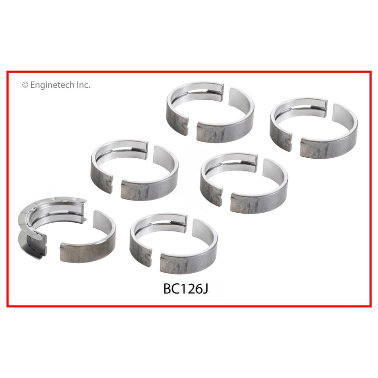 Enginetech BC126J.50 Engine Full Crankshaft Main Bearing Set for Chevy Colorado & GMC Canyon