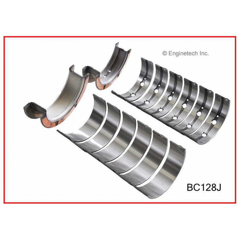 Enginetech BC128J.25 Engine Full Crankshaft Main Bearing Set for Dodge Ram 2500/3500 (2003-2007)