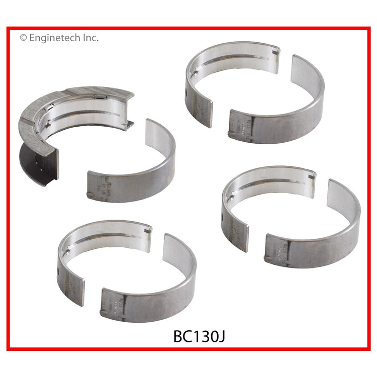 Enginetech BC130J.25 Engine Full Crankshaft Main Bearing Set for 2010-2012 GM and Saab Models