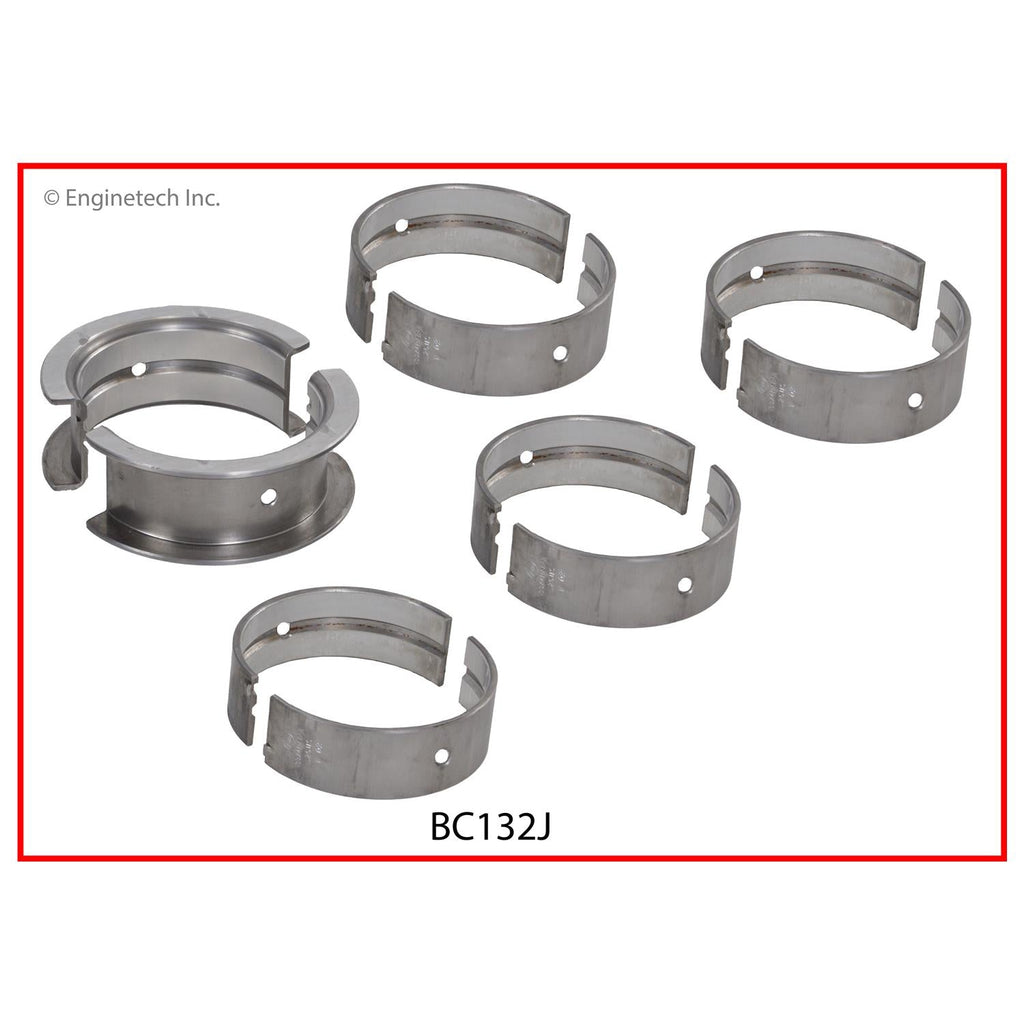 Enginetech BC132J.25 Engine Full Crankshaft Main Bearing Set for Cadillac Vehicles