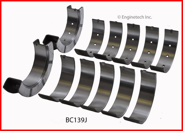 Enginetech BC139J010 Engine Full Crankshaft Main Bearing Set for Dodge Ram 2500 (1994-2003)