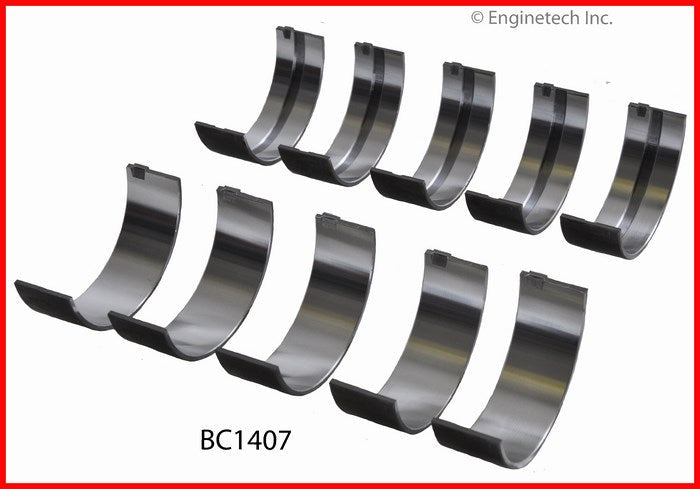 Enginetech BC1407.25 Engine Full Crankshaft Main Bearing Set for Toyota Vans