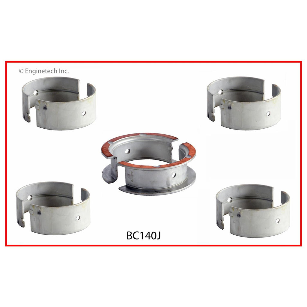 Enginetech BC140JSTD Engine Full Crankshaft Main Bearing Set for Buick Estate Wagon and Electra