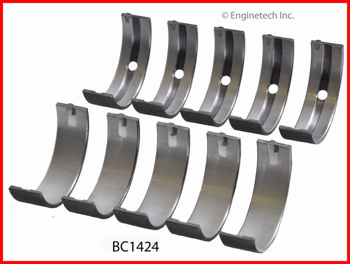 Enginetech BC1424.50 Engine Full Crankshaft Main Bearing Set for Toyota Paseo and Tercel