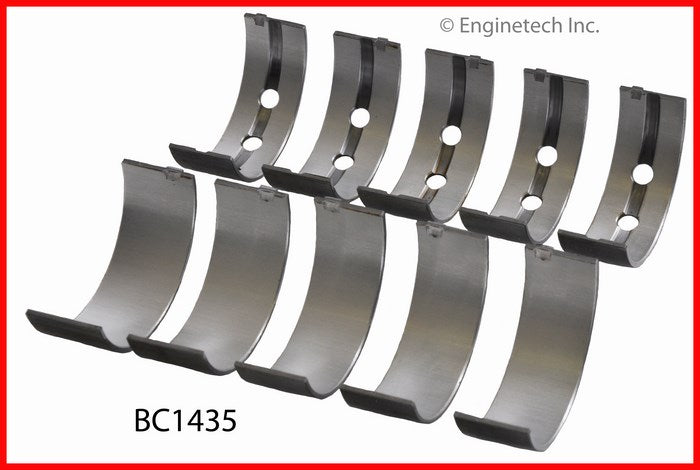 Enginetech BC1435STD Engine Full Crankshaft Main Bearing Set for Toyota Vehicles