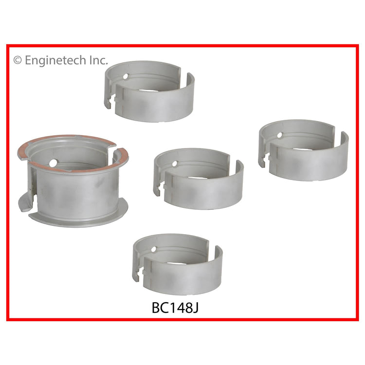 Enginetech BC148J010 Engine Full Crankshaft Main Bearing Set for Classic Chevrolet Models