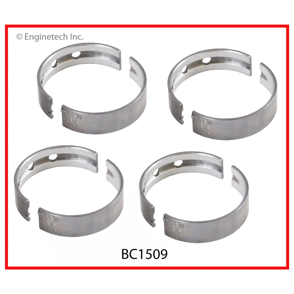 Enginetech BC1509.25 Engine Full Crankshaft Main Bearing Set for Suzuki and Chevrolet Vehicles