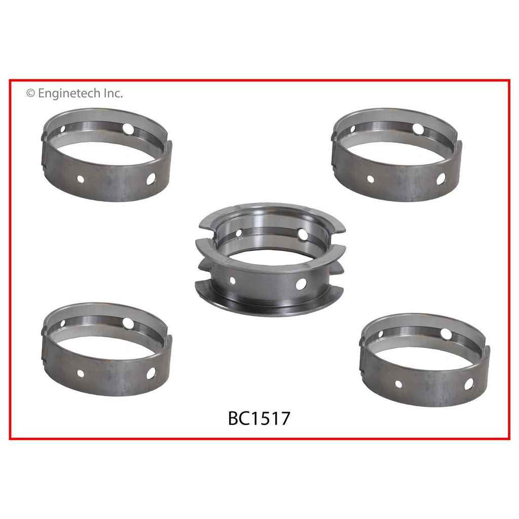 Enginetech BC1517.50 Engine Full Crankshaft Main Bearing Set for Isuzu Vehicles