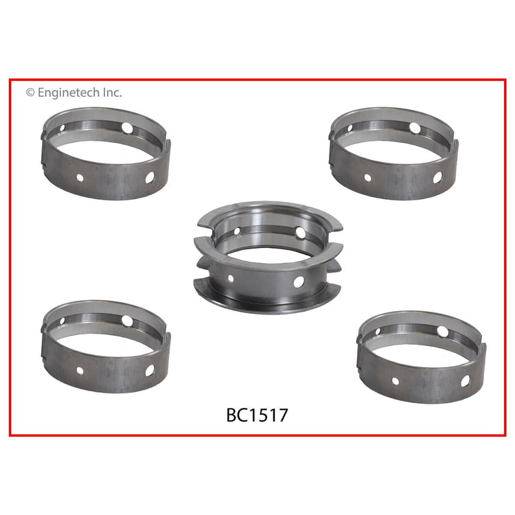 Enginetech BC1517.50 Engine Full Crankshaft Main Bearing Set for Isuzu Vehicles
