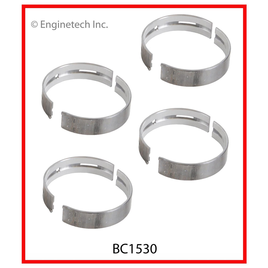 Enginetech BC1530.50 Engine Full Crankshaft Main Bearing Set for Mitsubishi, Hyundai, Kia Models