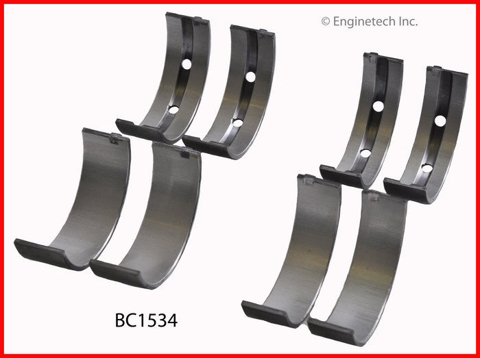 Enginetech BC1534STD Engine Full Crankshaft Main Bearing Set for Lexus and Toyota Vehicles