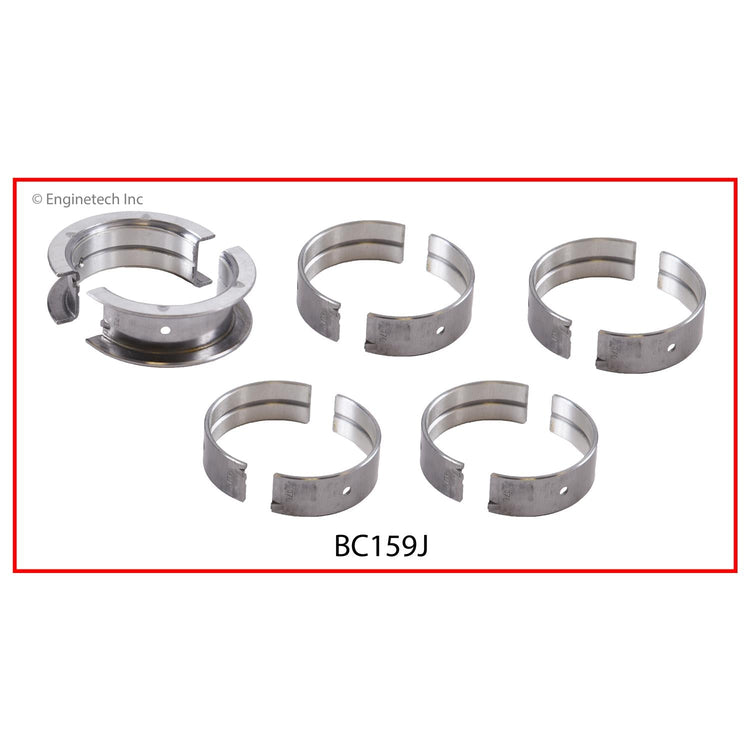 Enginetech BC159J.50 Engine Full Crankshaft Main Bearing Set for Chevy and Buick Models