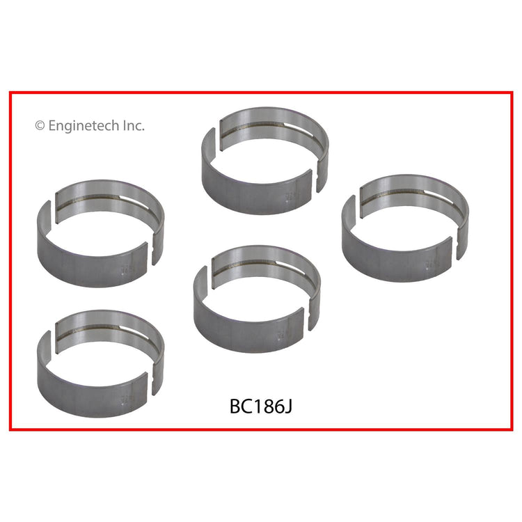 Enginetech BC186JSTD Engine Full Crankshaft Main Bearing Set for Ford Super Duty Trucks