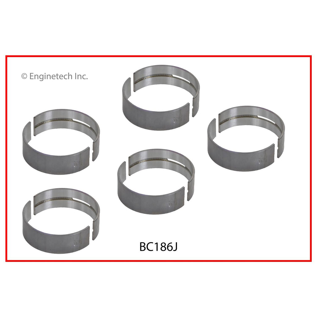 Enginetech BC186J.25 Engine Full Crankshaft Main Bearing Set for Ford Super Duty (2012-2014)