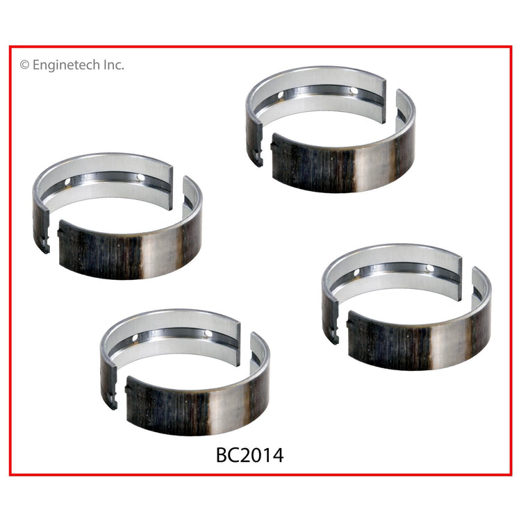 Enginetech BC2014STD Engine Full Crankshaft Main Bearing Set for Mazda 626 (1993-2002)