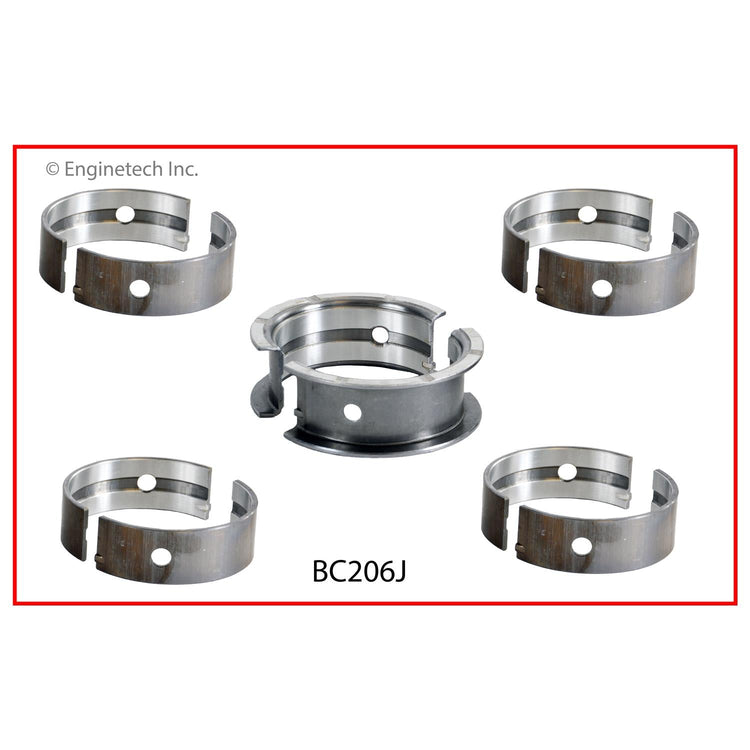 Enginetech BC206JSTD Engine Full Crankshaft Main Bearing Set for Chevrolet Cruze & Sonic